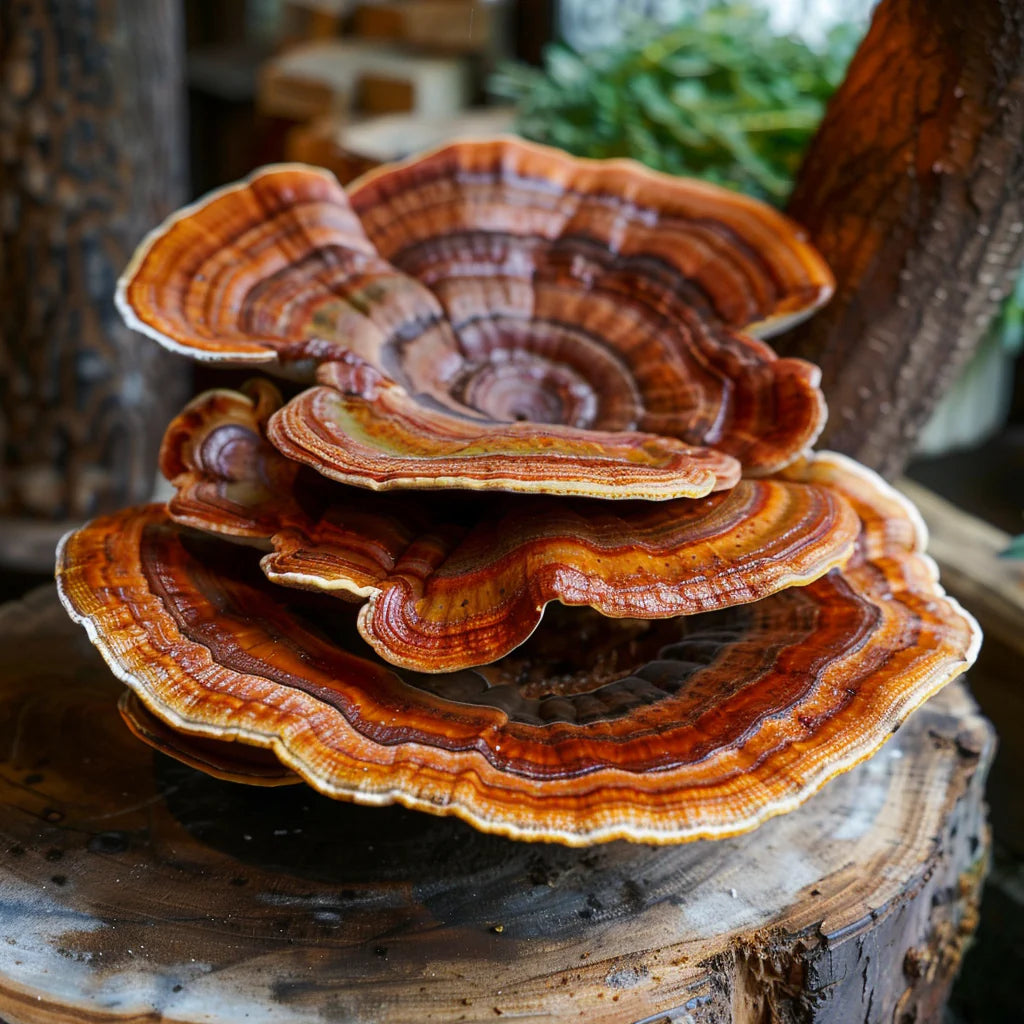 LOVILDS™ Sugardown patches 32 robm1557 photo of Reishi Mushroom Ganoderma lucidum style raw b7c16526 2581 4bff ad60 a6e1ddb63a52